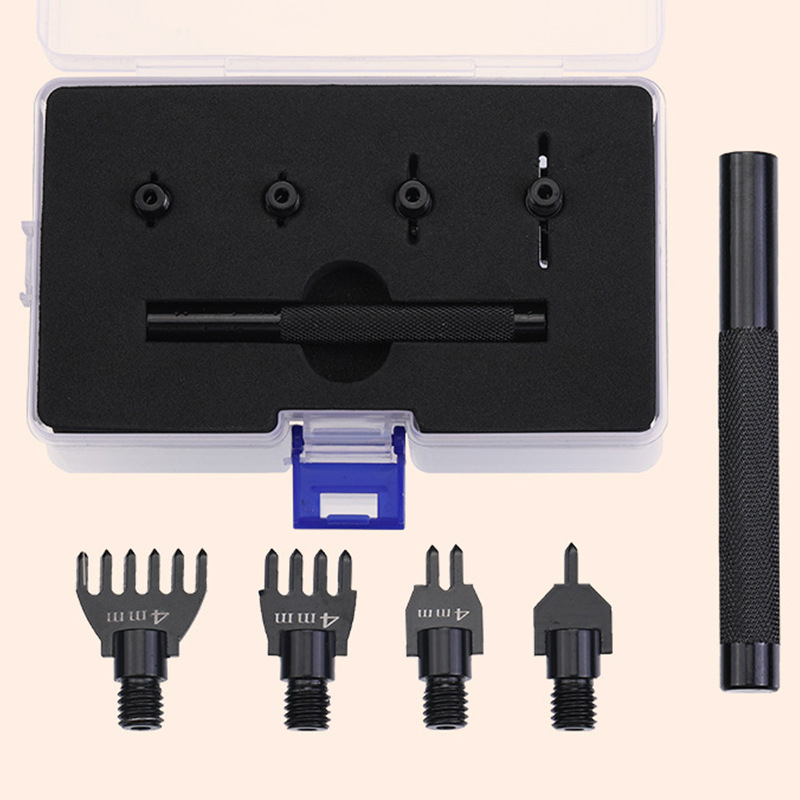 diy皮革工具套装菱斩冲子手工制作皮包工具 手工打孔可拆卸凌斩