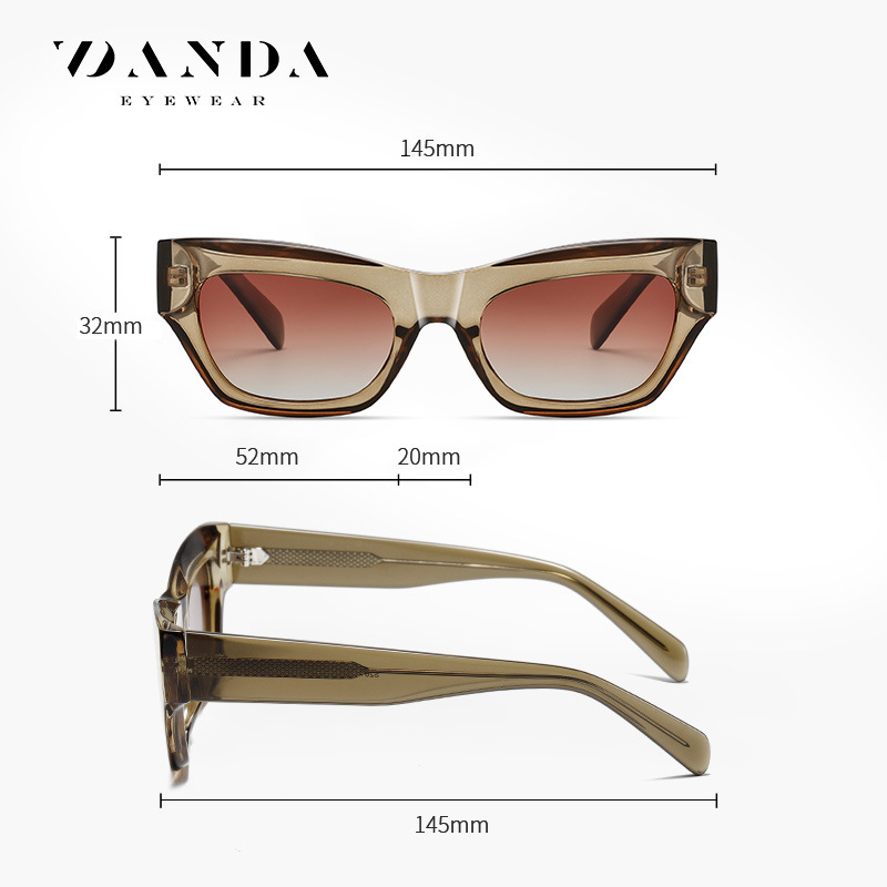 Gafas de sol de hoja explosivas transfronterizas de comercio exterior S26115 Gafas de sol polarizadas de tiro callejero europeas y americanas