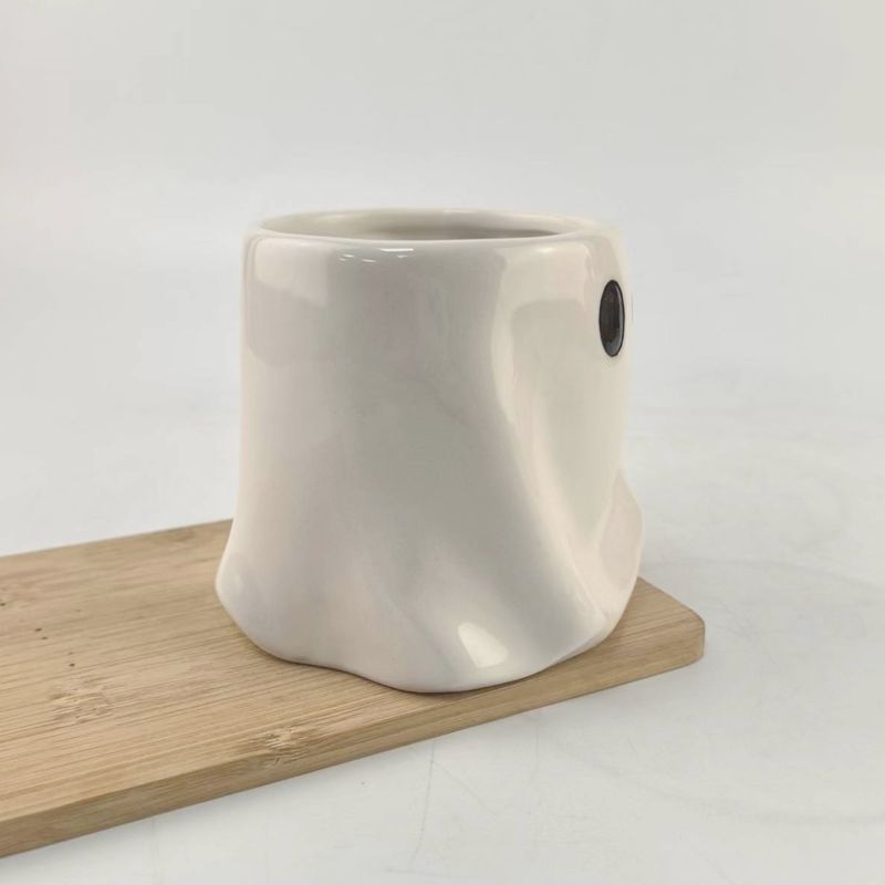 Cerámica Halloween Ghost Cups Ghost Day Maker Cups emoticon de dibujos animados vacaciones Maker Cups Cerámica Ghost Maker Cups
