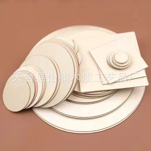 Round Wood Chip Round Square Wood Chip Handmade Various Shapes New Style Christmas Log Wood Products