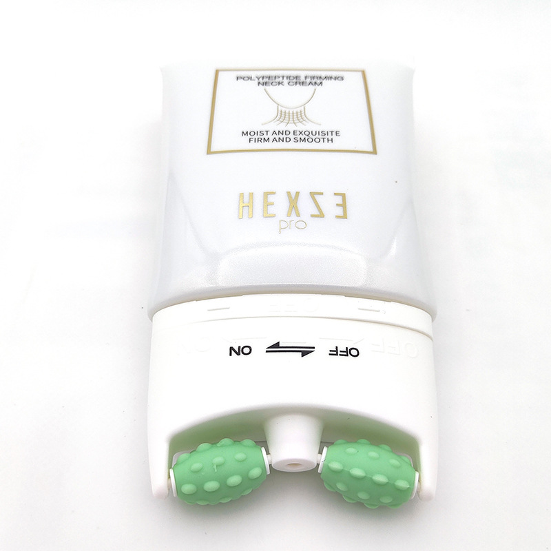 100g双滚轮按摩软管颈霜滚轮软管身体乳按摩管刮痧化妆品软管包材