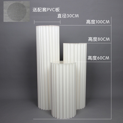 婚庆派对道具折叠甜品台罗马柱折柱婚礼婚宴圆柱子摆件橱窗装饰品|undefined