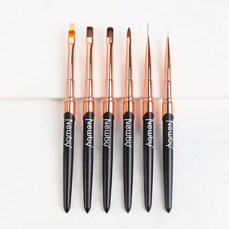 Bolígrafo de acuarela de manicura Pigmentos florecientes para pintar el área de la línea Colorear la pintura de flores Herramienta de bolígrafo de manicura japonesa