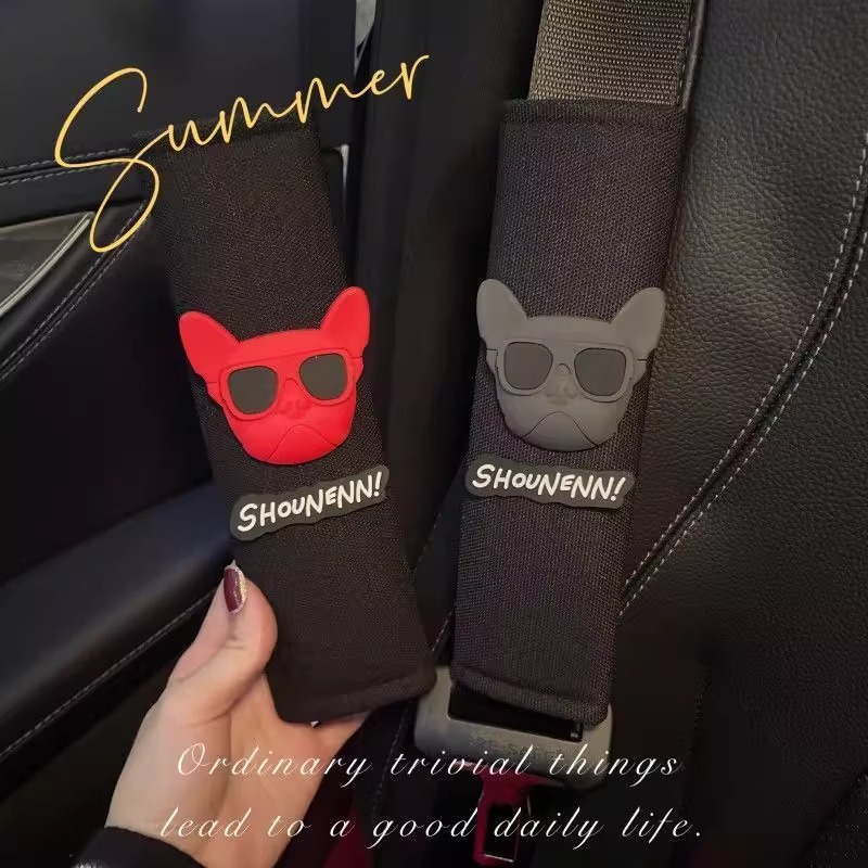 Funda Protectora de Hombro para Cinturón de Seguridad de Coche de Seda de Hielo Anti-estrangulamiento para Automóvil image 1