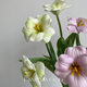 Simulation high quality pu tulip hand holding flower design home simulation flower business flower art beautiful Chen