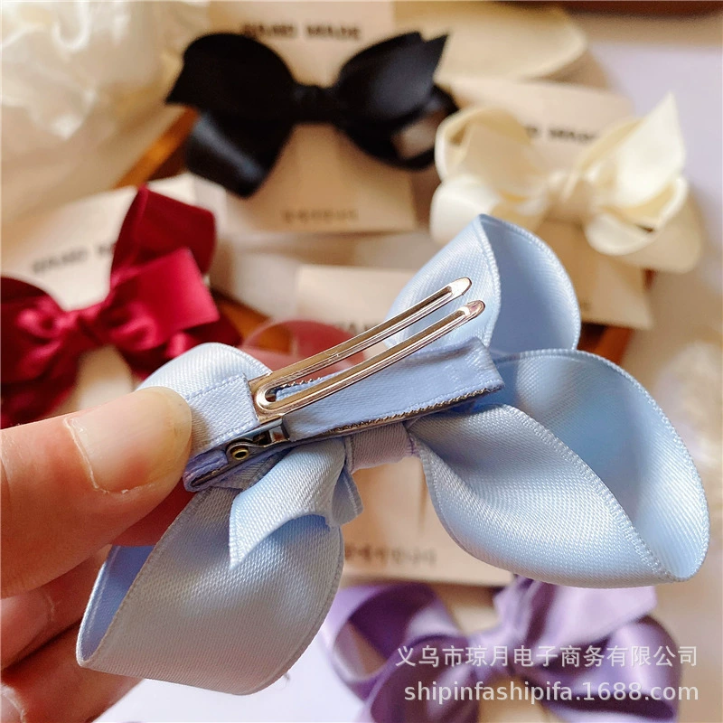 Korean children's big hair accessory, three dimensional hairpins with bow, hairgrip
