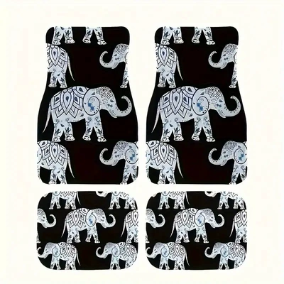 Universal Foot Pad, crystal velvet car floor mats - 1-61-pattern-28-3344cmtwo-piece-set