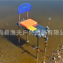 铝合金迷你小钓台钓凳钓椅新款户外折叠 批发供应加粗30毫米代发