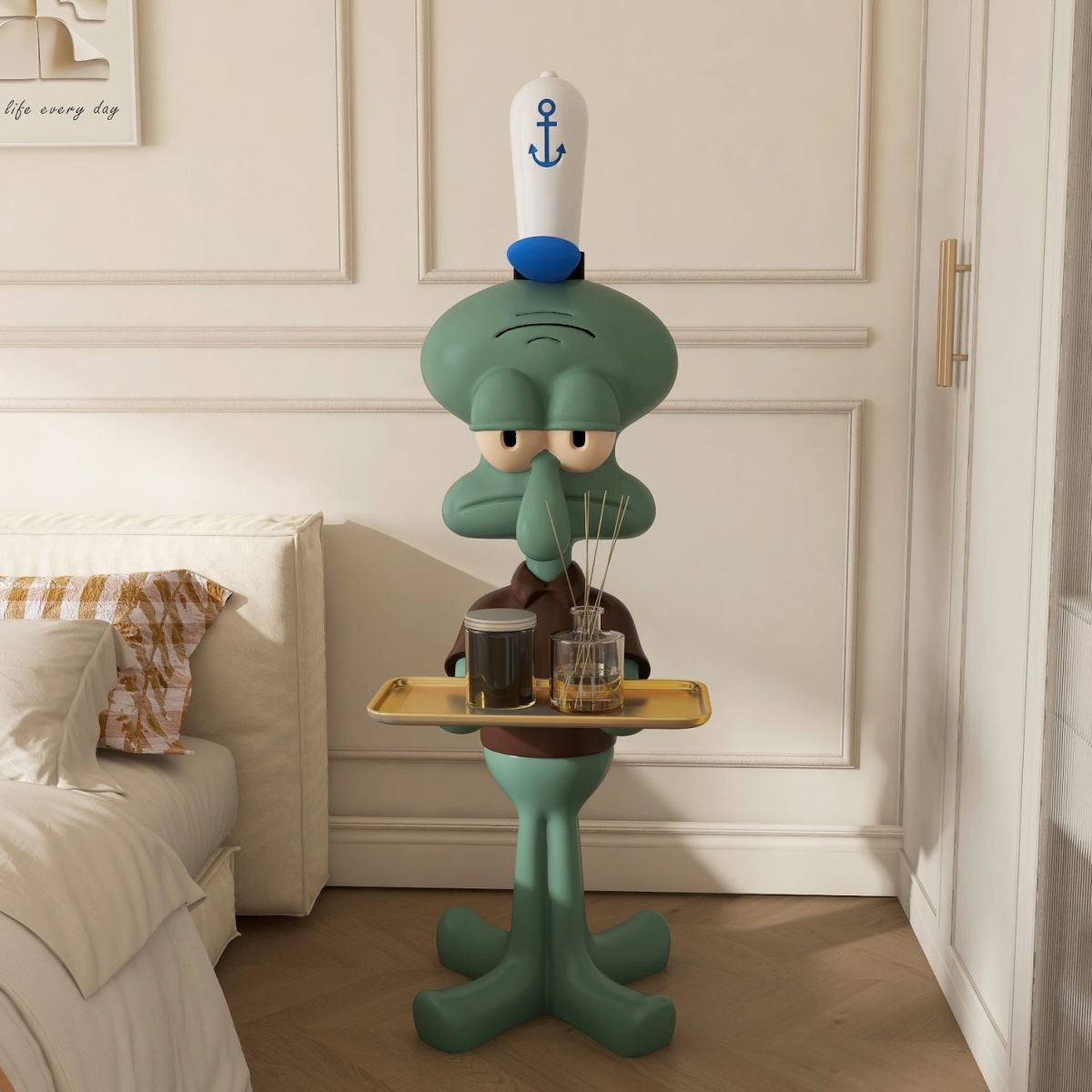 문어 쟁반 대형 장식품 거실 홈 랜딩 오프닝 집들이 선물을주는 상점 장식품 침대 옆 내각 집