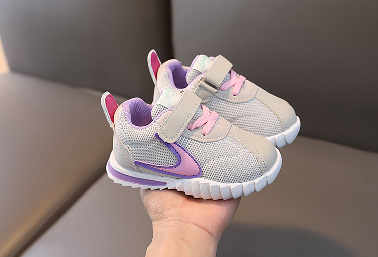 2023 Spring New Casual Mesh Breathable Boys Girls' Sports Lightweight Middle and Small Children's Running Shoes_voghion.com
