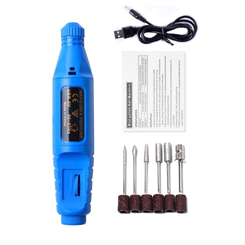 Versión actualizada de pulidor de uñas tipo lápiz portátil de pulido de uñas pulidor de uñas herramientas de manicuras Nailsander