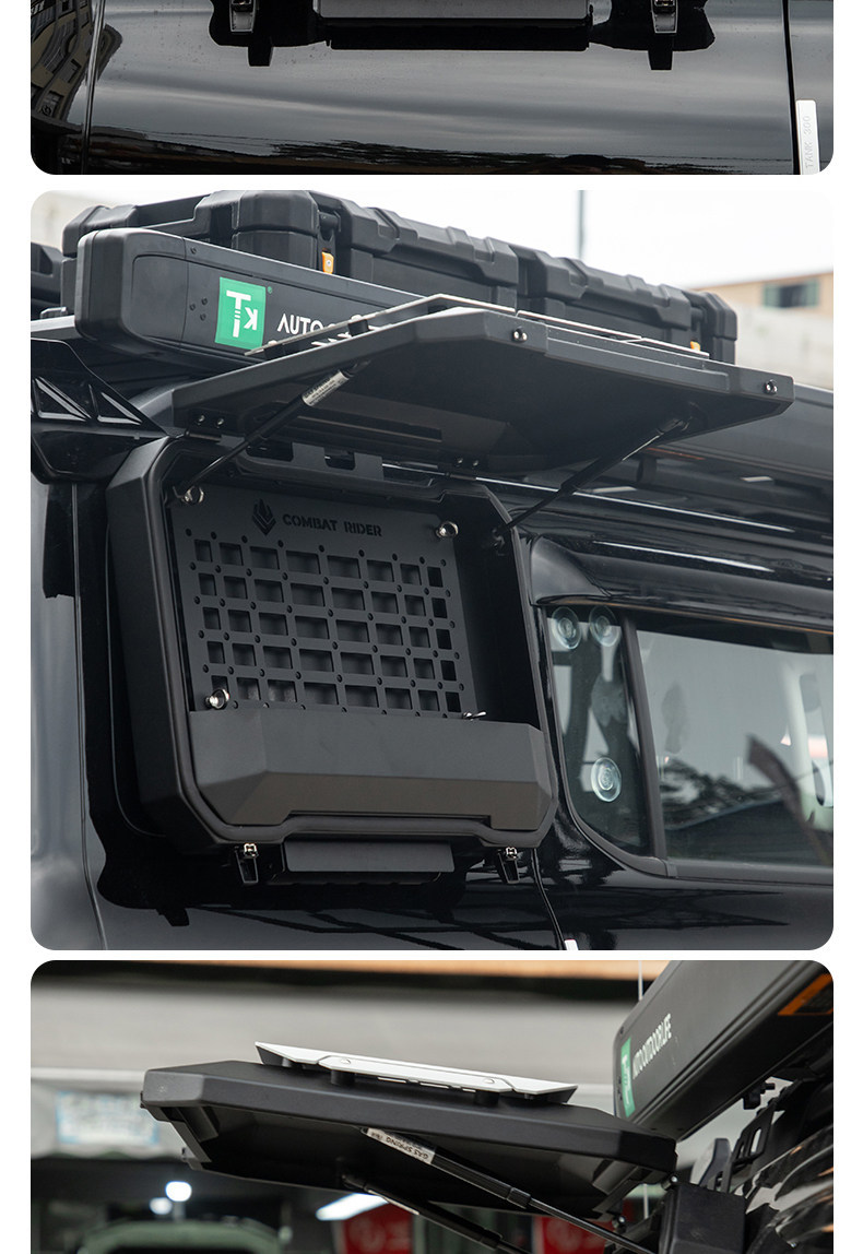 Explorer Mecha Backpack Outdoor Camping Car Roof Expansion Explorer Car Roof Rack Awning Side Tent