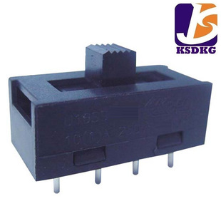 Three-speed high-current toggle switch 1P3T dial switch vertical single-pole three-speed sliding switch stroke 7mm