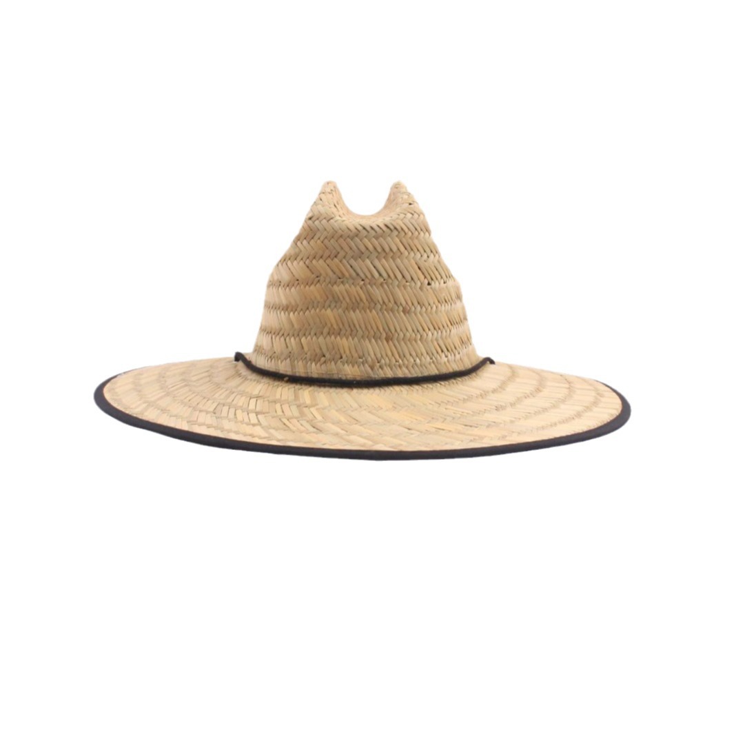Parche de paja hueco de fábrica para hombres y mujeres sombrero de paja impreso sombrilla tejida a mano sombrero de paja transfronterizo
