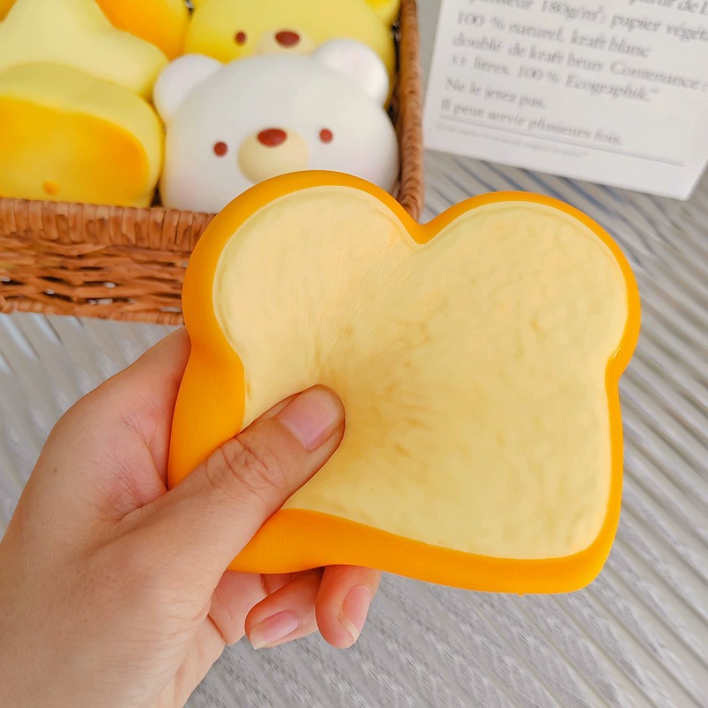 Slime, toy, bread, toast, anti-stress