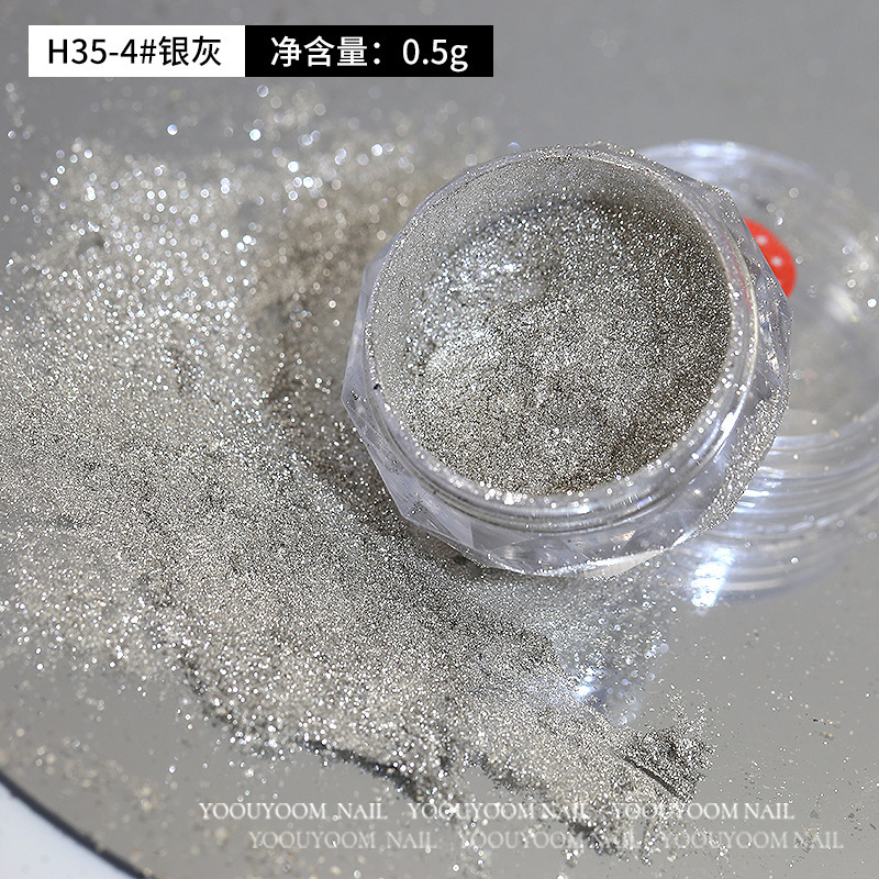 Nailsネット赤爆閃銀河粉爪装飾品超薄銀箔粉砕片新ネイルスパンコール卸売り|undefined