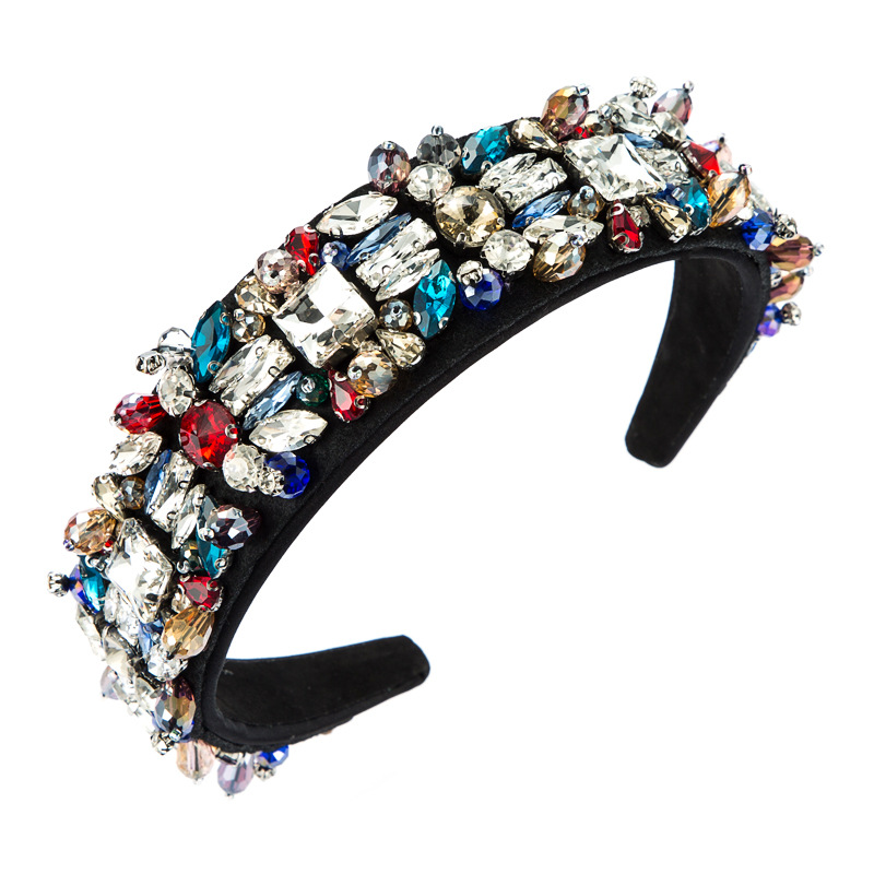 Fashion Glass Diamond Crystal Headband display picture 8