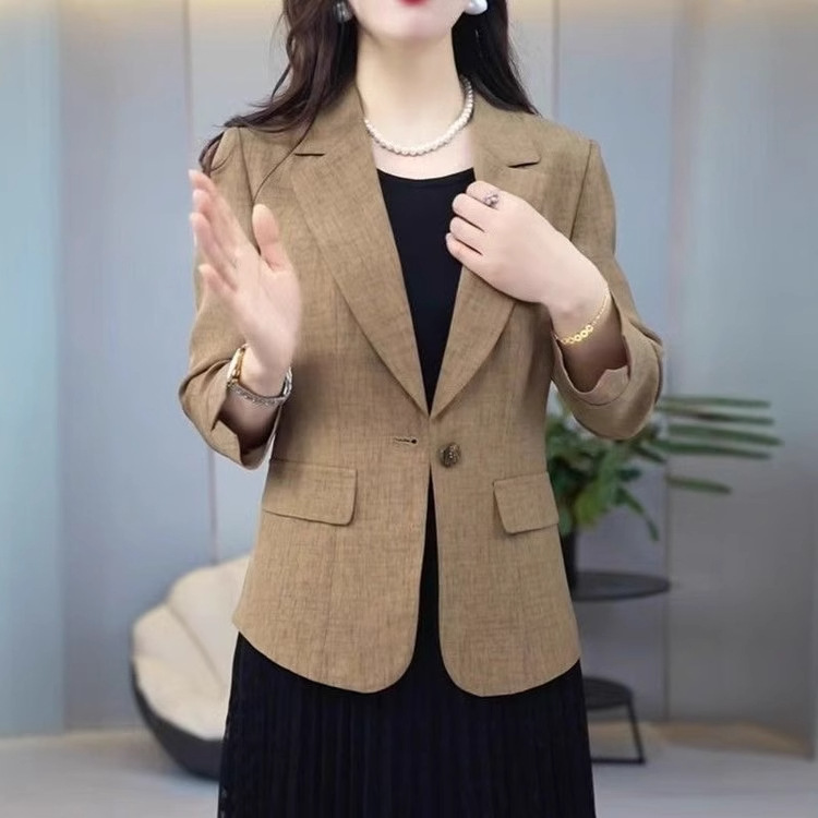 A generation of 2025 spring and summer new fashion suit coat western style slim mother coat A generation of 2025 spring and summer new fashion suit coat western style slim mother coat