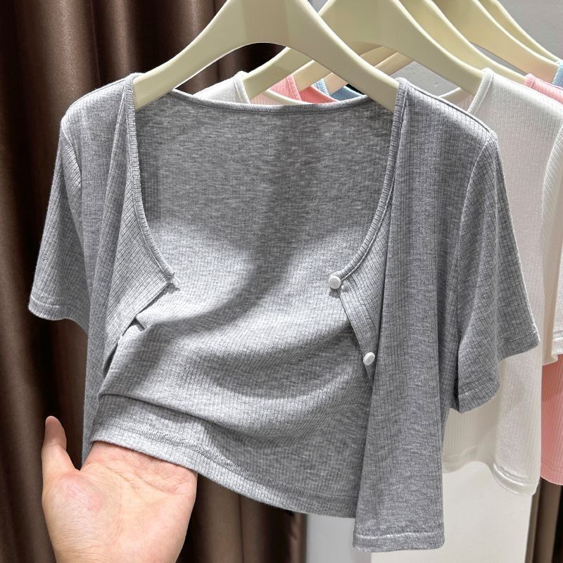 Modal Short-sleeved Shawl Sunscreen Clothing Women's Summer Outer Thread Knitted Cardigan Jacket Thin Loose Blouse Top Modal Short-sleeved Shawl Sunscreen Clothing Women's Summer Outer Thread Knitted Cardigan Jacket Thin Loose Blouse Top