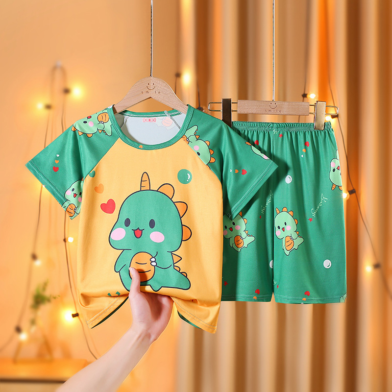 S dual short set-dinosaurs
