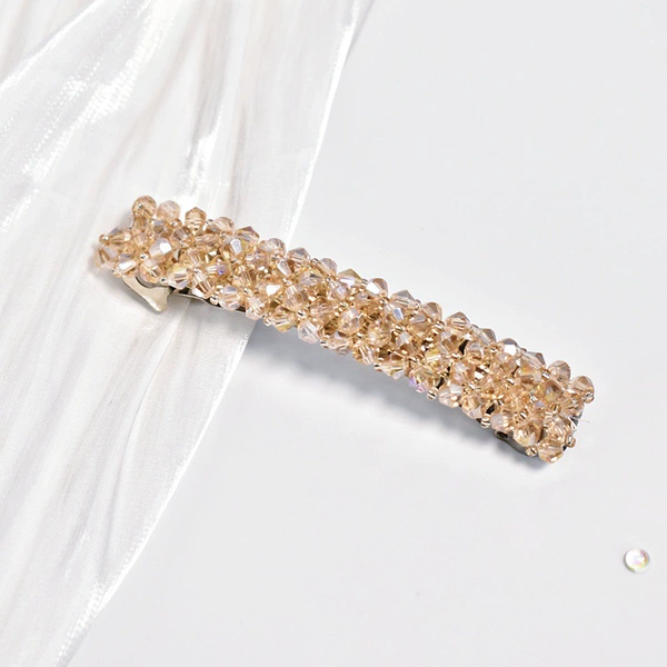 5# crystal spring hairpin