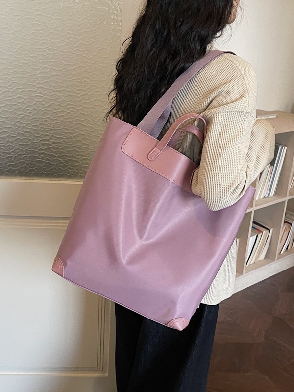 Bolso de mano de gran capacidad de ocio para mujeres 2026 nuevo estilo coreano de nicho bolso de hombro de brazo simple bolso de viaje image 3