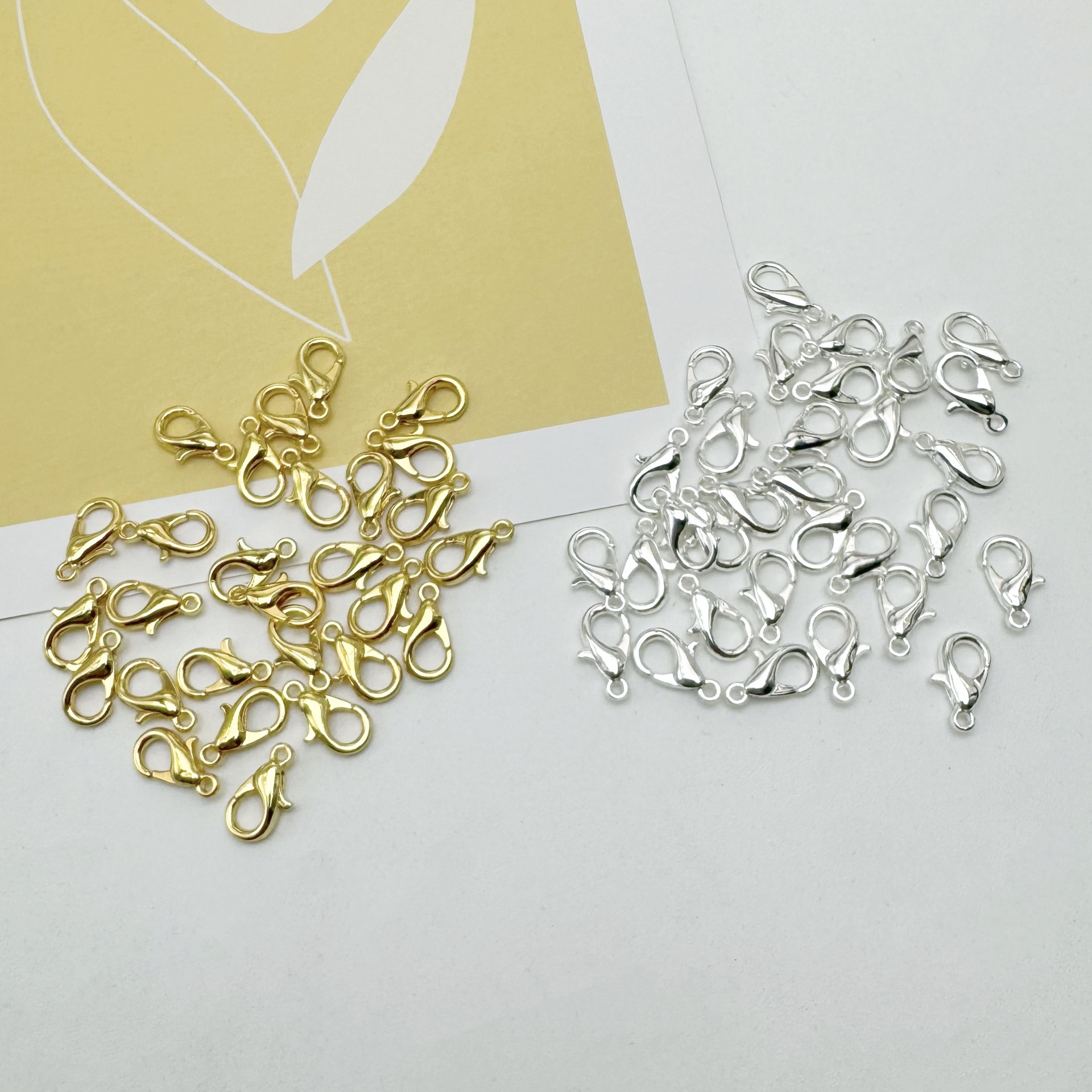 18k镀真金龙虾扣保色包金饰品配件饰品配件diy 现货直销