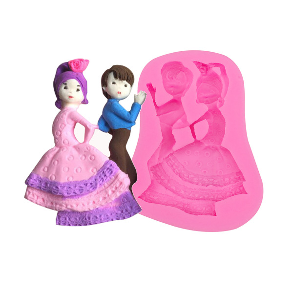 Sweet silicone candle