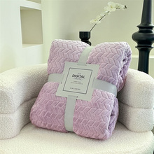 法兰绒毛毯 单人膝盖毯子 办公室珊瑚绒小毛毯 车内休息空调毯