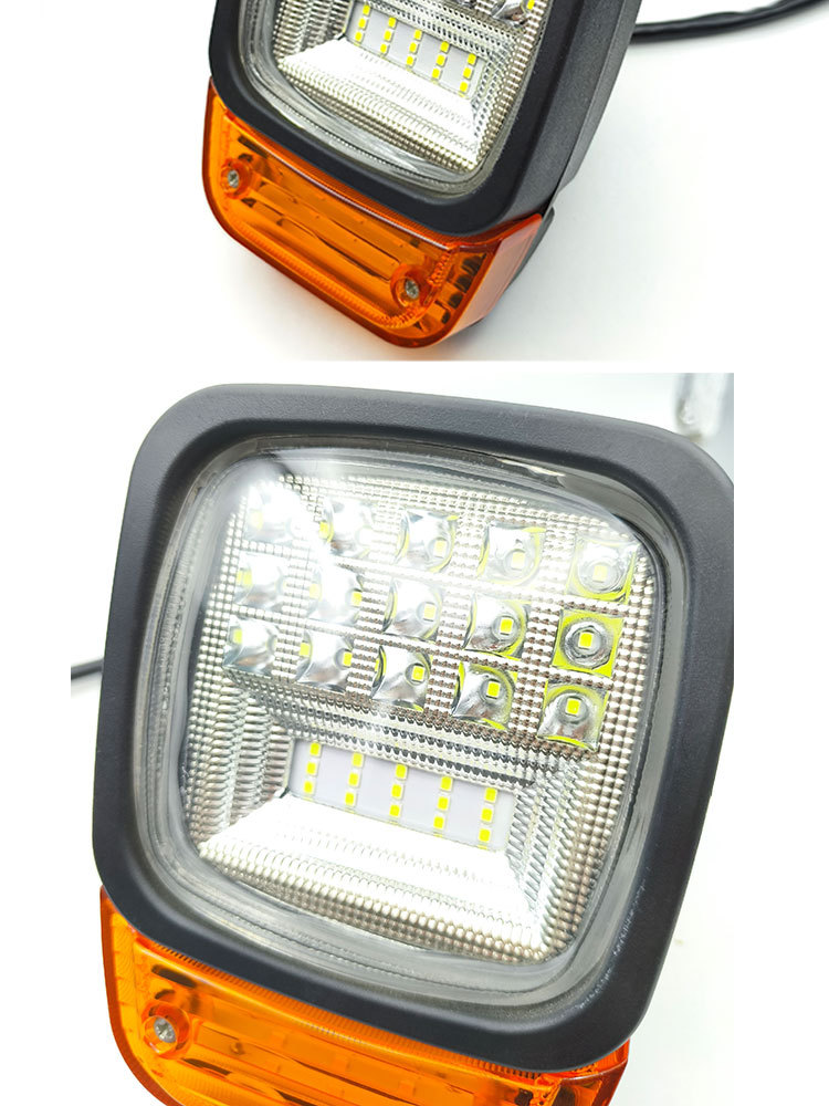 Forklift accessories front combination headlight headlight turn signal suitable for heli G series 12V 2 3 3.5T