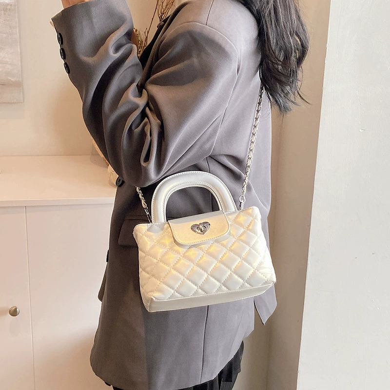 Плечевая сумка, модная цепочка, сумка на одно плечо, стиль Chanel, городской стиль, цепочная сумка, элитная