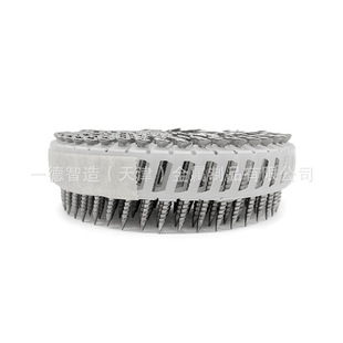 Pneumatic Gun Nails, Plastic Tape Roll Nails, Plastic Row Roll Nails, Electro-Galvanized Ring Pattern Roll Nails 2.3*50mm