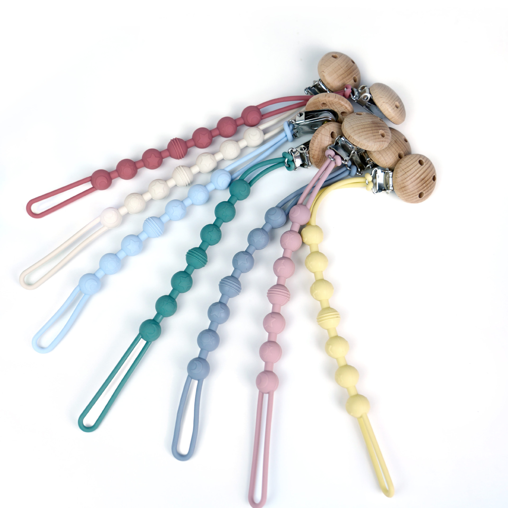 Nuevos productos de cadena de tetas de goma de diente, cadena de tetas de goma de diente, cadena de tetas de silicona de grado alimenticio, cadena de tetas multifuncional