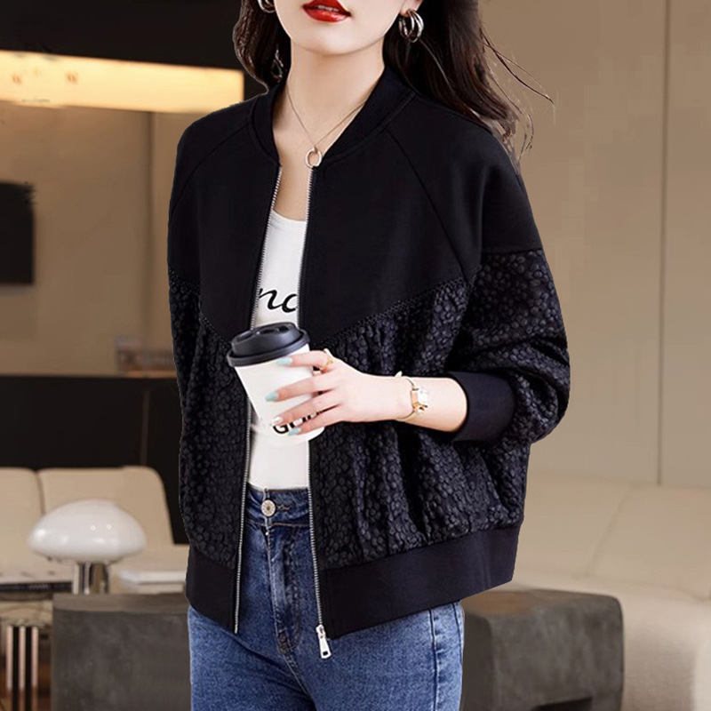 Baseball Uniform Short Jacket for Women Spring & Fall 2025 New Popular Classy Sweatshirt Jacket Top Foreign Style Large Size Spring Clothing