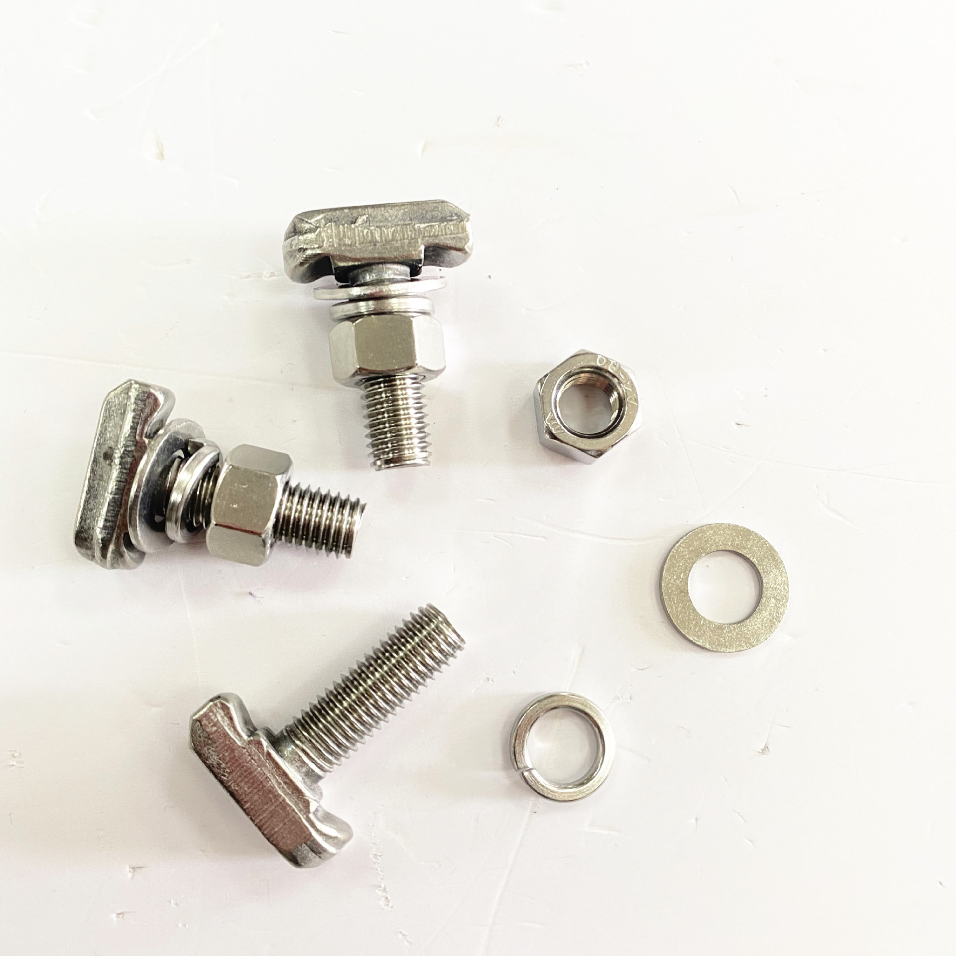 不锈钢304/316T型螺栓哈芬槽螺丝管廊托臂T型螺栓压板螺丝紧固件