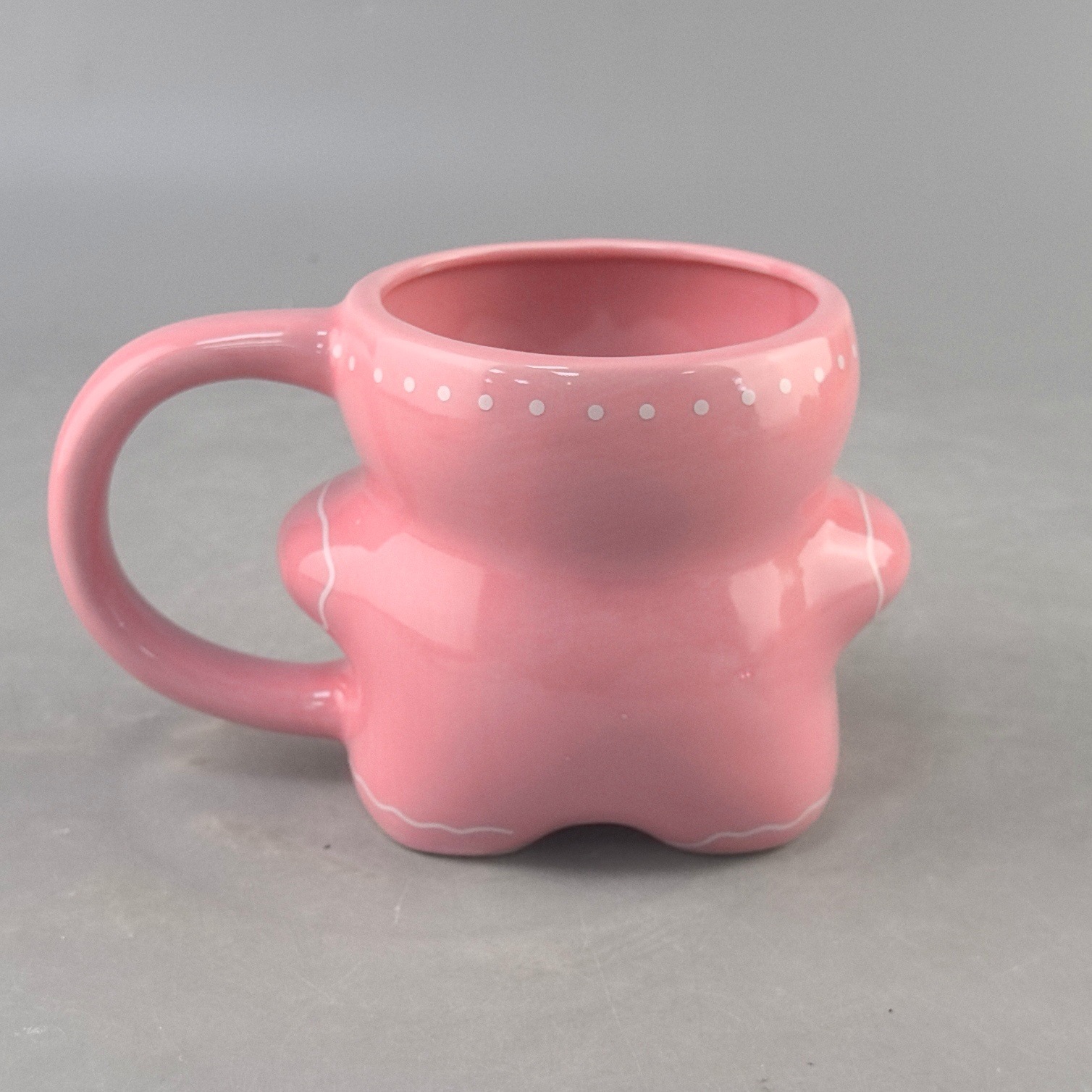 Navidad transfronteriza pan de jengibre hombre taza de cerámica taza de café lindo pan de jengibre man-made taza de marca taza de pareja taza de desayuno