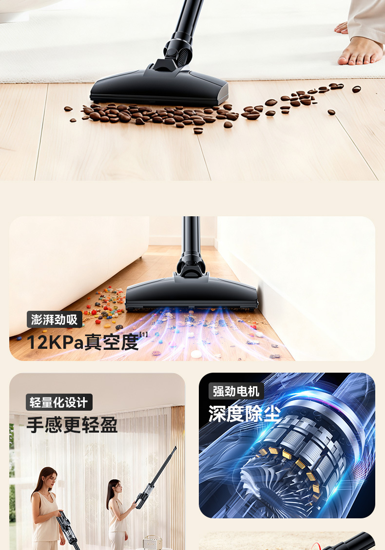 Car vacuum cleaner 2026 new model, super strong suction, wireless mini small car and home use, integrated blowing and suction device for the car interior
