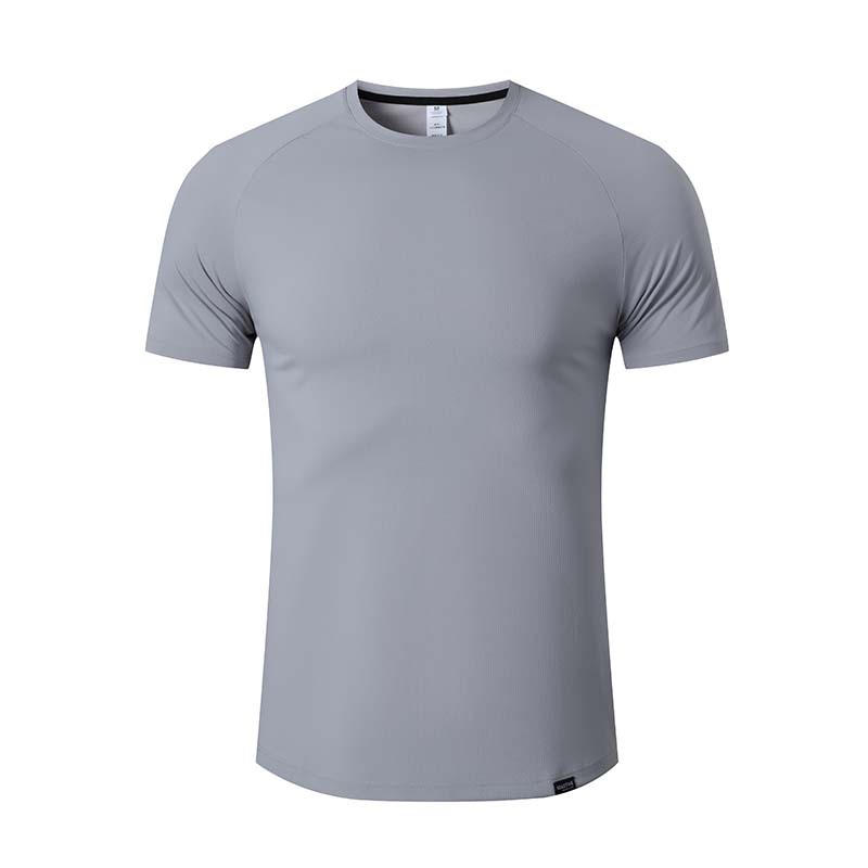 Ropa de verano para hombres y mujeres de deportes al aire libre de secado rápido camiseta suelta más tamaño cuello redondo corriendo manga corta ropa de grupo impresión LOGOU