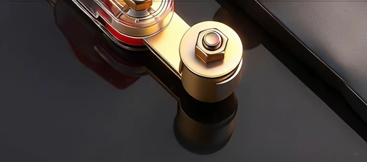Rotatable Car Battery Power-Off Switch, Universal for Positive and Negative Terminals, New Transparent Crystal Power-Off Switch for Agricultural Vehicles
