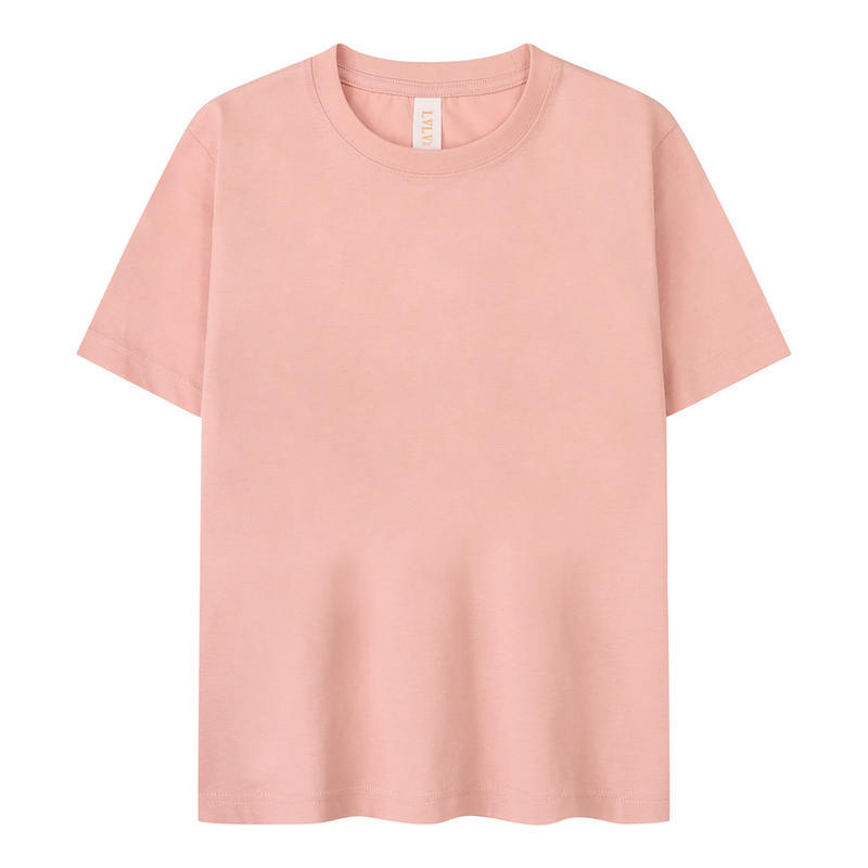 Solona camiseta para niños transfronteriza talla grande de moda manga corta suelta cuello redondo media manga camiseta de algodón helado logo impreso personalizado