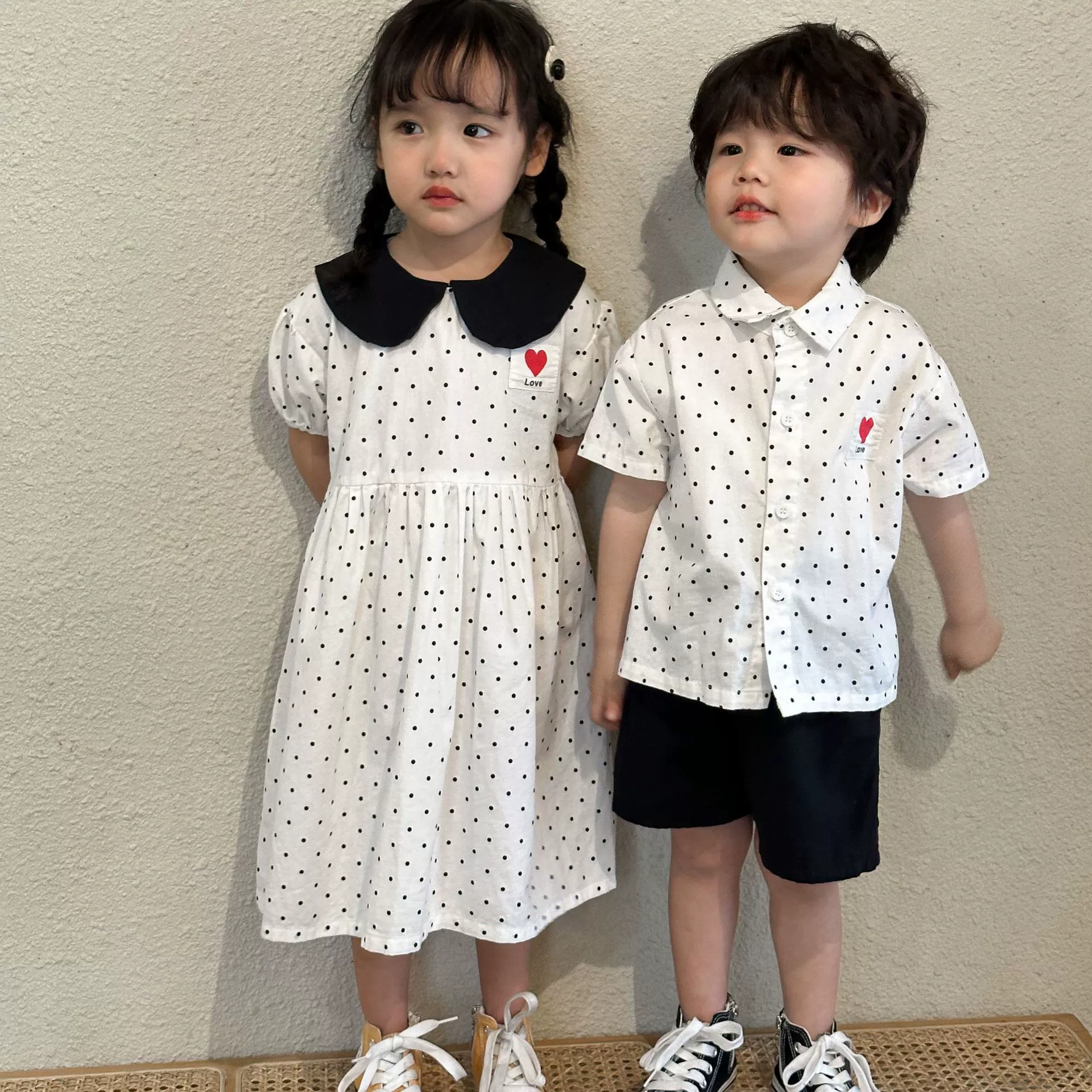 Summer set for boys, cotton summer clothing, dress