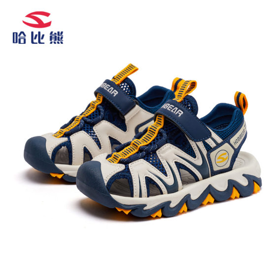 Habi Bear Children's Shoes Summer Boys' Toe Sandals Girls' Beach Shoes Lightweight and Comfortable Roman Shoes Factory Daifa