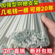 拱棚小架杆搭新型棚子豆角大棚骨架实心支架玻璃纤维拱杆杆菜棚