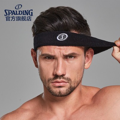 Spalding motion Headband men and women Sweat ventilation cotton material Headband run Bodybuilding Antiperspirant Hair band SP8014