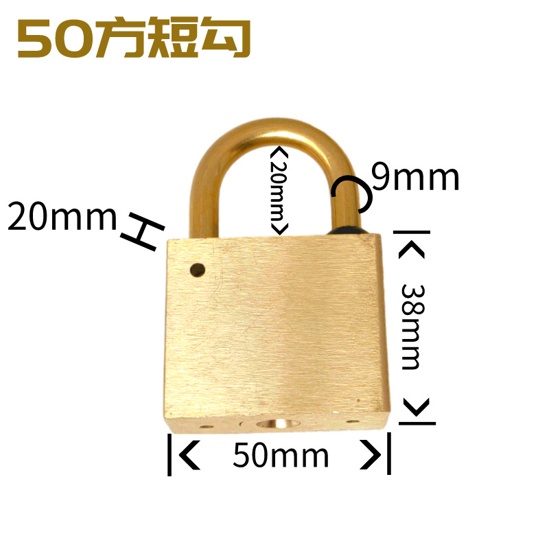 Cerradura de cobre cerradura de cobre cerradura cerradura cerradura cerradura de tanque de gas cerradura cerradura impermeable cerradura de caja de medidor eléctrico cerradura industrial