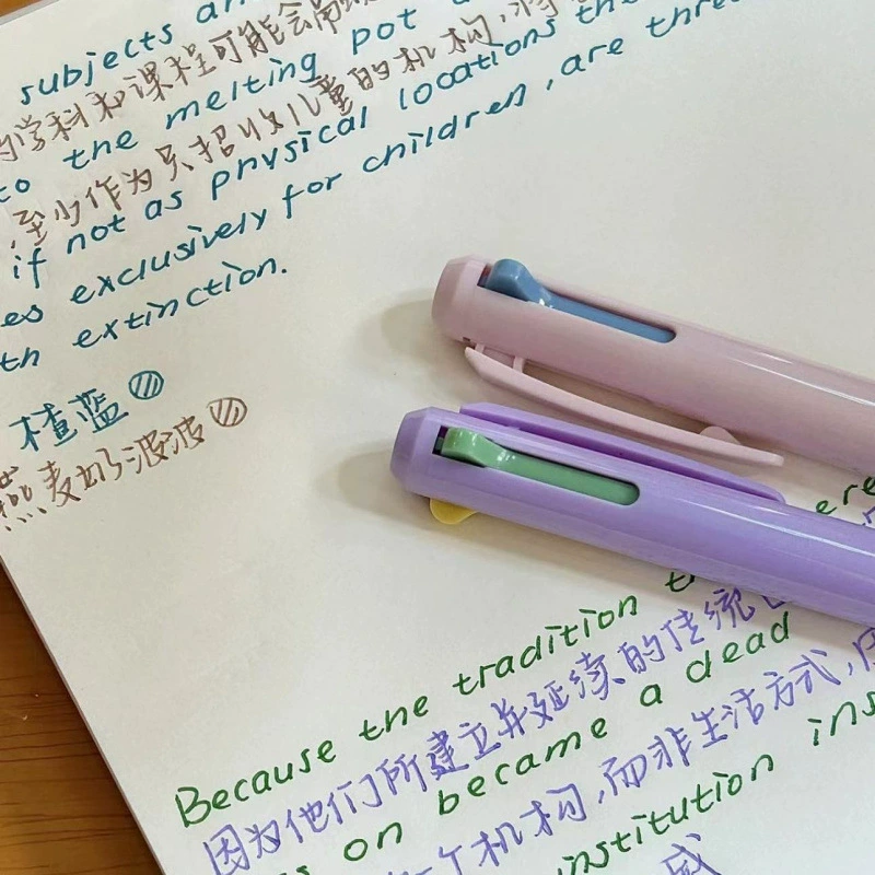 Модульная ручка три в одном, гелевая ручка 0,5 мм, цветная ручка для справочника, многоцветная, новая, красочная, в национальном стиле, ретро, ​​красочная, трансграничная