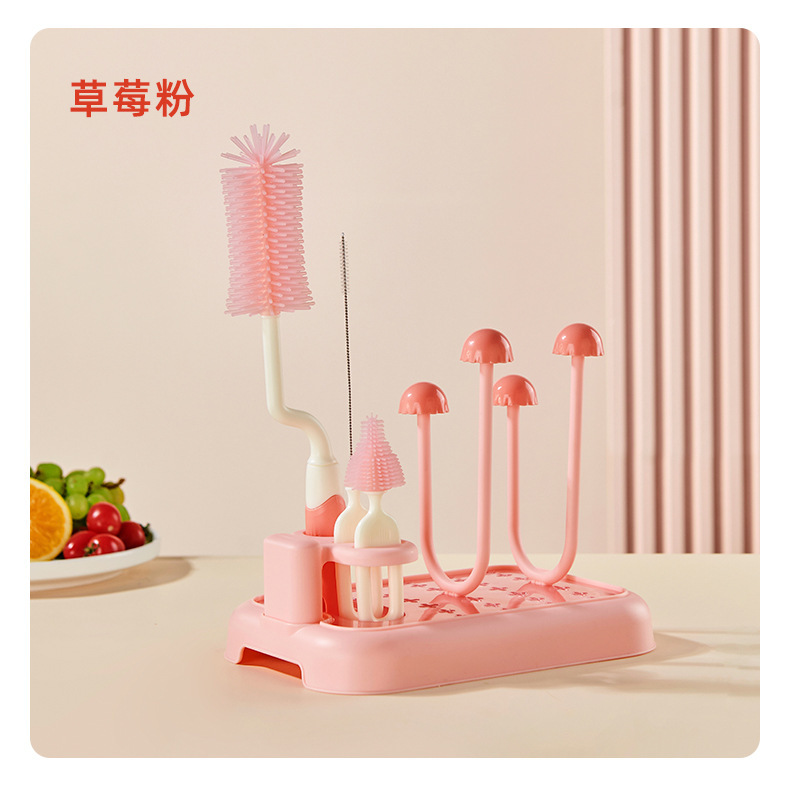 Botella de bebé drenaje rack conveniente estante de secado estante de almacenamiento colgante drenaje taza de agua bebé soporte de rack de secado