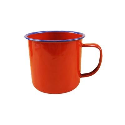 红色搪瓷杯怀旧老式搪瓷缸子9cm蛋糕杯火锅盅盅铁茶缸子6cm圣诞杯