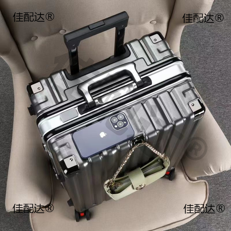 New Style Suitcase Universal Wheel 24 Luggage Case Male Student Large Capacity 26 Password Box Aluminum Frame Trolley Case Female Oversized