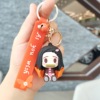 Cartoon cute keychain, silica gel small bag, pendant, minifigure, Birthday gift